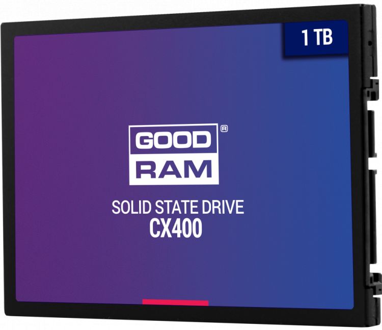 купить Твердотельный накопитель 1000GB SSD GOODRAM CX 400 2.5&rdquo; SATA3 3D NAND R550Mb/s W490MB/s 7mm SSDPR-CX400-01T в Алматы