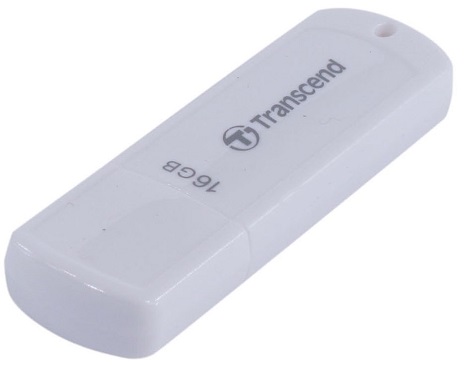 купить USB Флеш 16GB 2.0 Transcend TS16GJF370 белый в Алматы