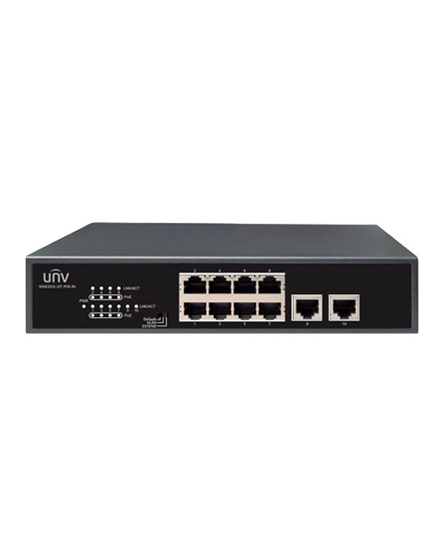 купить UNV NSW2010-10T-POE-IN 10&times;100Mbps network ports (RJ45), including 8 PoE ports в Алматы