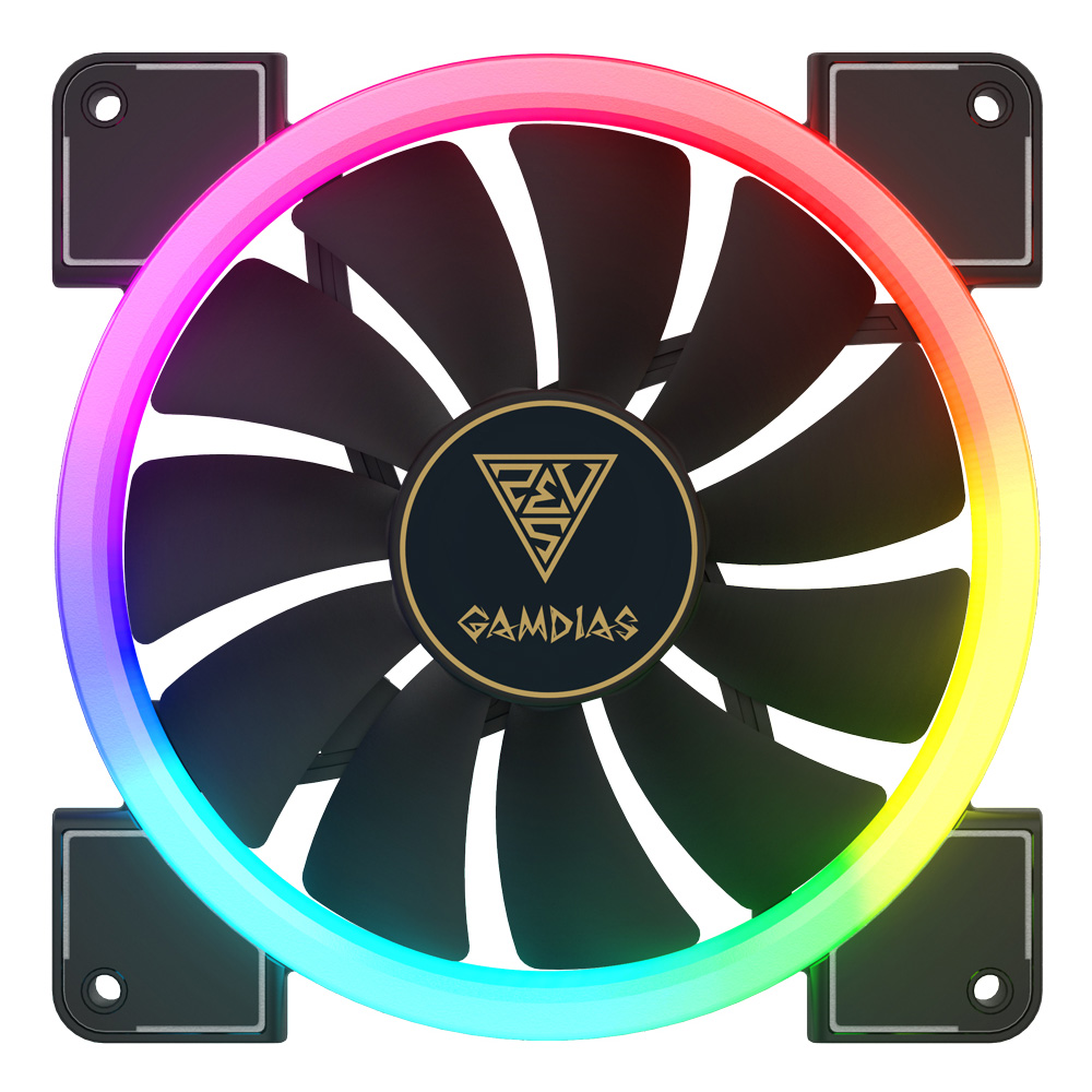 купить Вентилятор для корпуса GAMDIAS AEOLUS M1-1403R RGB в Алматы