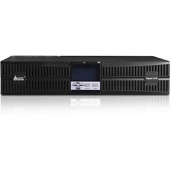 купить Источник бесперебойного питания, SVC, RT-1K-LCD/SE, Мощность 1000ВА/900Вт, Стоечный 19** 2U, RT-серия, On-Line, LEDTel.lineRS-232, USB SMART, Диапазон работы AVR: 110-288В, Бат.: не поставляются в комплекте, внешнее подключение, Вентилятор: 8cм*1шт., в Алматы