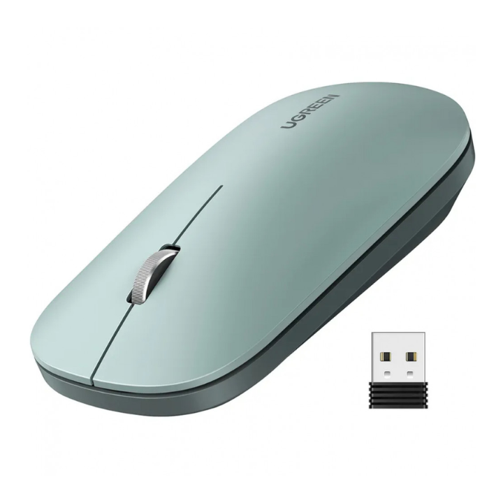 купить Беспроводная мышь UGREEN MU001 Wireless Mouse Green/No AA Battery inside, 90374 в Алматы