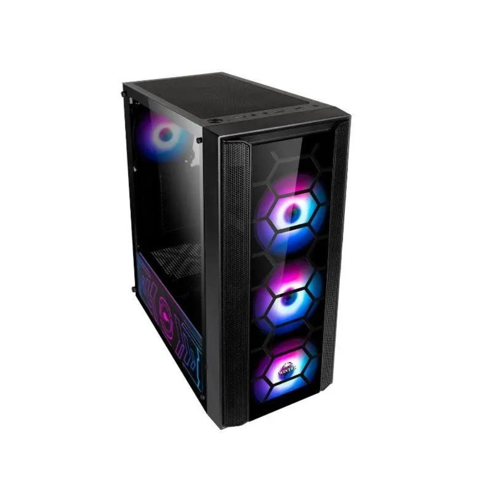 Купить Корпус Wintek Galaxy F507 TG, Midi Tower, ATX, Black, 2x3.5*/2x2.5*, 2xUSB, USB3.0 в Алматы