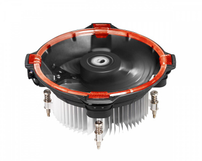 купить Вентилятор ID-Cooling DK-03 Halo LED RED <Intel, TDP100W, 120mm, защелки, 3PIN> в Алматы