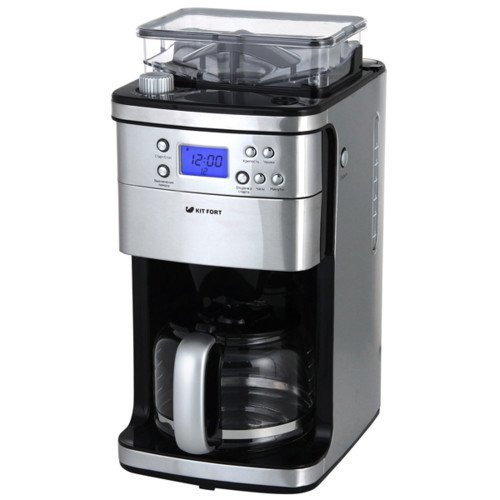 купить Кофемашина Kitfort KT-705 серебро в Алматы