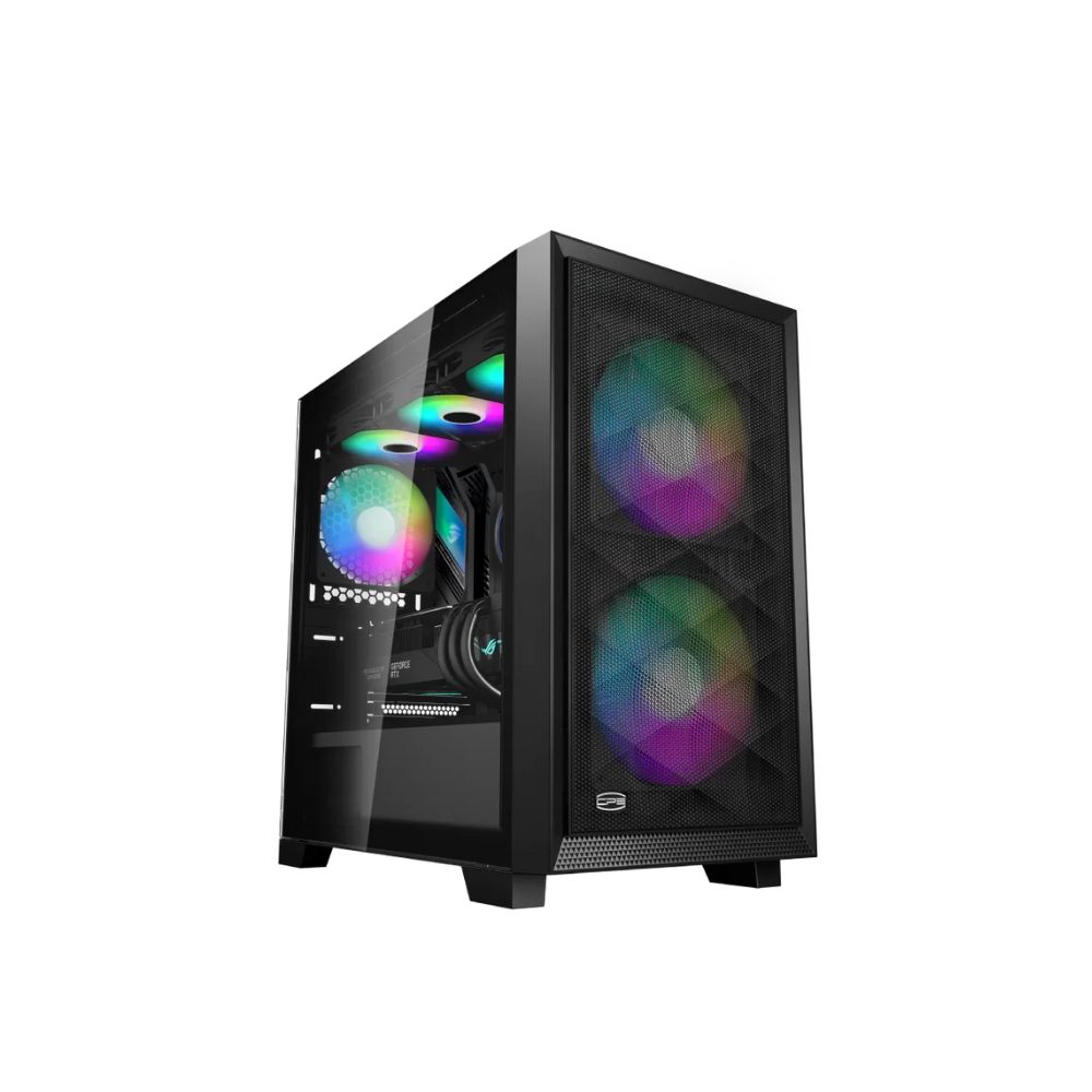 купить Корпус PCCooler C3 D310 ARGB BK EATX/ATX/mATX/ITX USB3.0, 2xUSB2.0 Black в Алматы