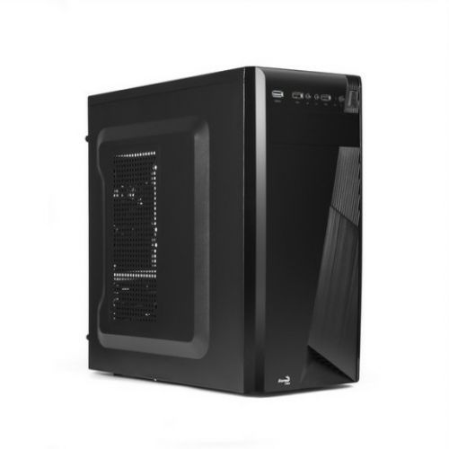 купить Кейс, Aerocool, CS-1101, ATX/Micro ATX, USB 3.0/2*2.0, HD-Audio Mic, Кулер 8cm, Кулер 2*120см, Высота процессорного кулера до 150мм, Толщина 0,4мм, Без Б/П, Чёрный в Алматы