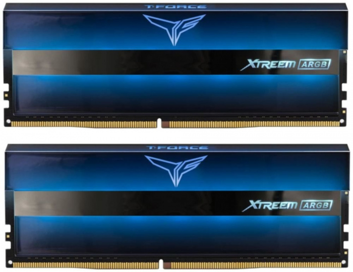 купить ОЗУ Team Group T-Force Xtreem ARGB 16Gb (8x2) 4800MHz DDR4 DIMM, CL20, 1.5v, TF10D416G4800HC20ADC01 в Алматы