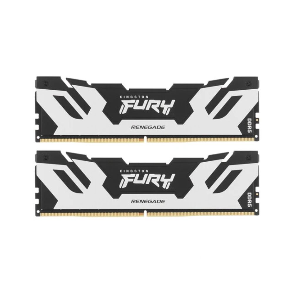 купить Модуль памяти Kingston Fury Renegade Silver XMP KF564C32RSK2-64 DDR5 DIMM 64G KIT (2x32)6400MHz CL32 в Алматы
