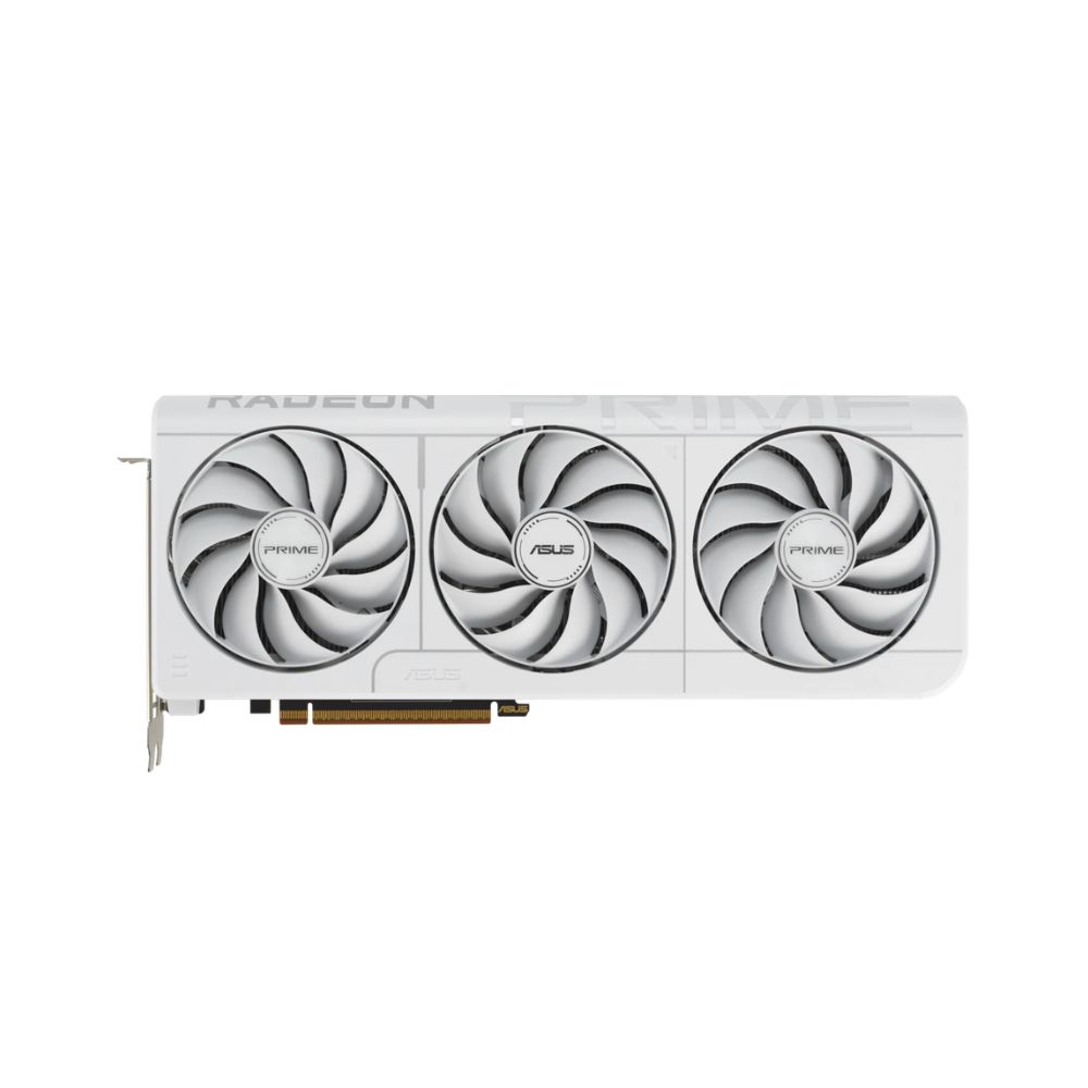 купить ASUS Video Card AMD Radeon RX 9060 XT White 16GB GDDR6 2220 / 3230 , 2048sp, 32 RT-core, 128 bit, 2.5 slots, 8 pin, HDMI, DisplayPort. в Алматы