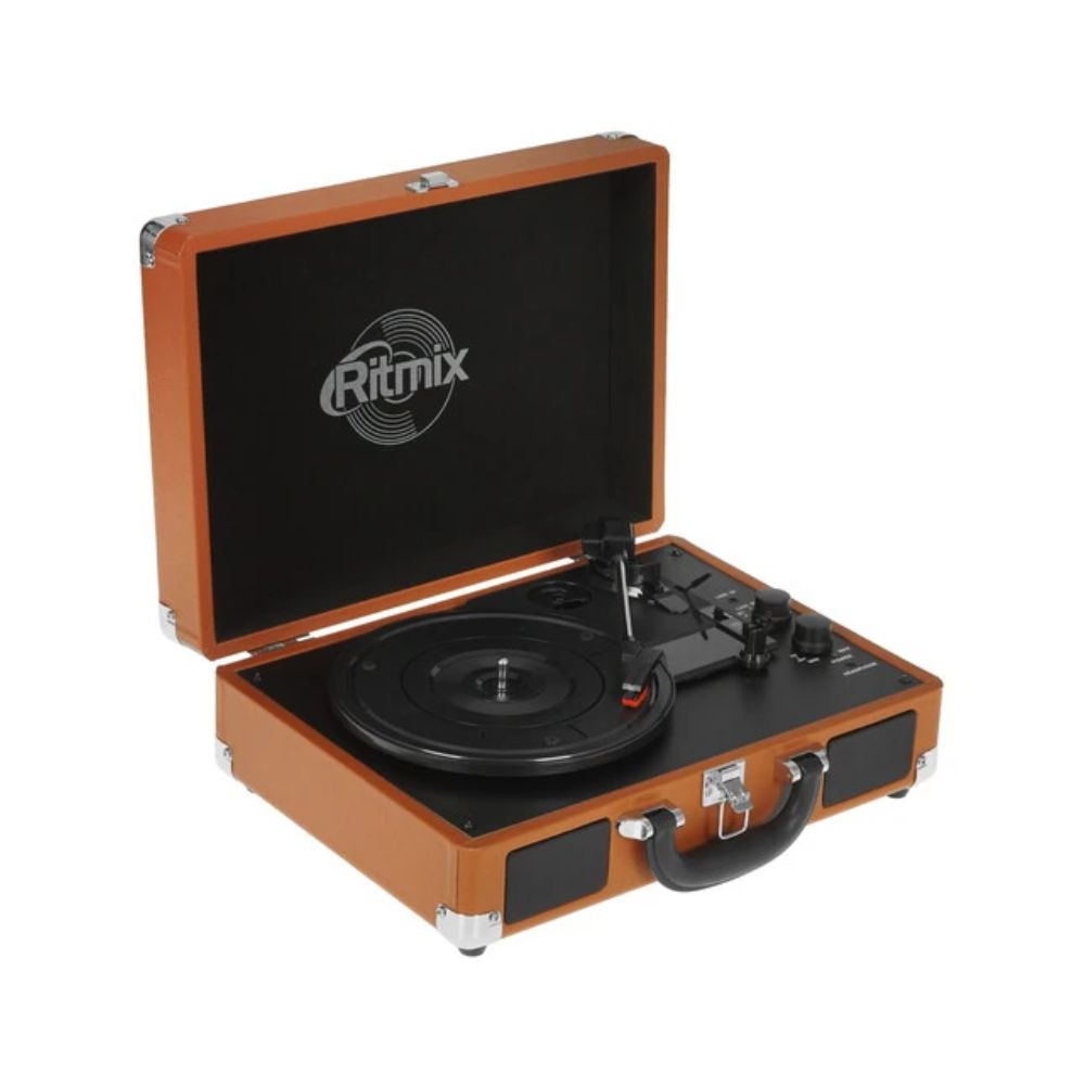 купить Проигрыватель виниловых пластинок RITMIX LP-160B Brown в Алматы