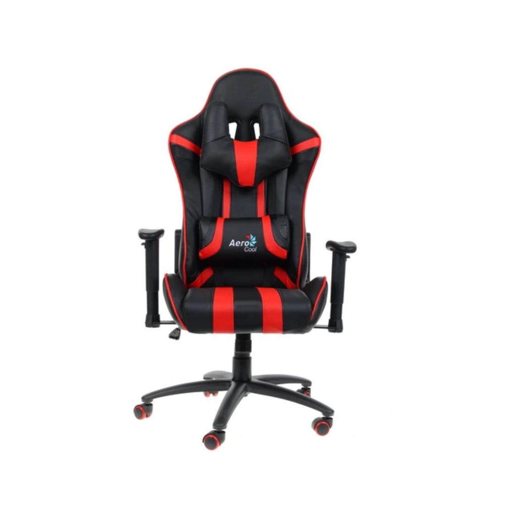 Купить Кресло геймерское Aerocool AC120 AIR-BR, регул. высоты, подлокотник, 150 кг, Black-Red в Алматы