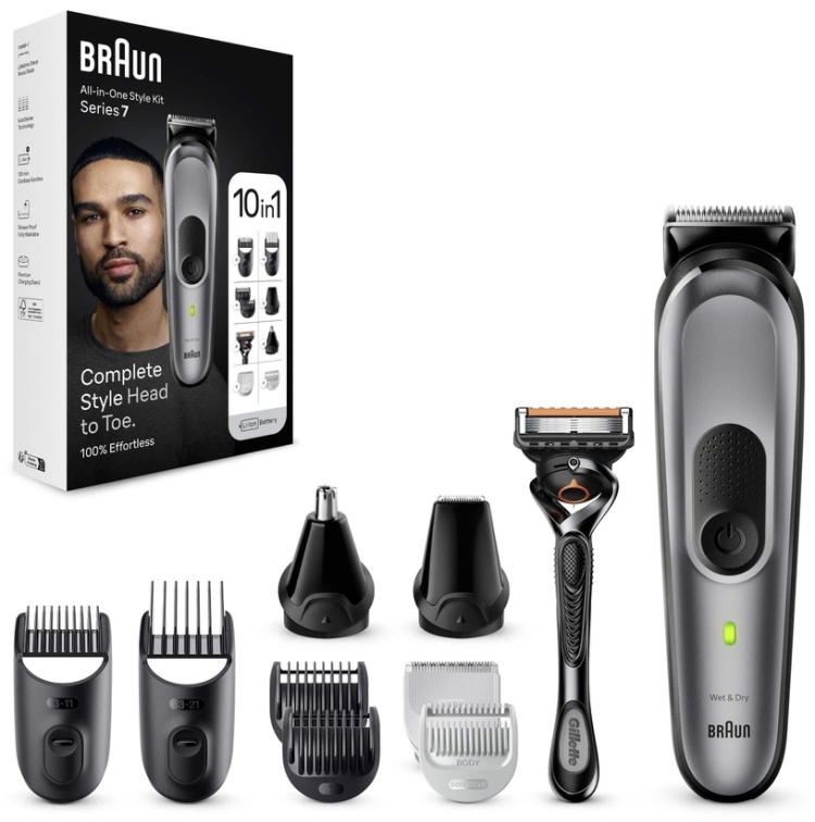 купить BRAUN Электрический триммер MGK7420 BLK в Алматы