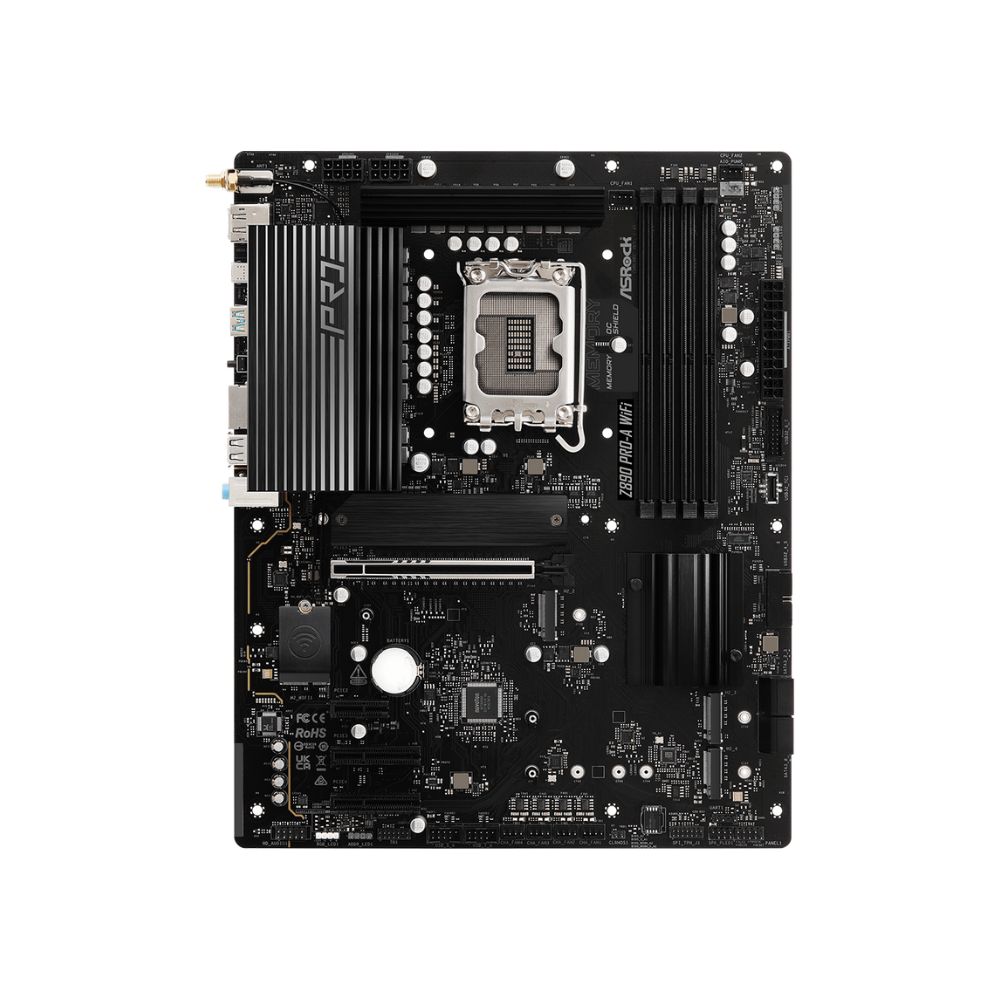 купить Материнская плата ASRock Z890 PRO-A LGA1851 4xDDR5 4xSATA 4xM.2 HDMI DP Type-C ATX в Алматы