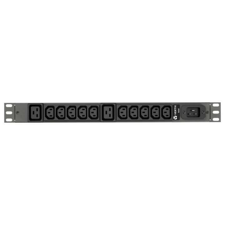 купить Vertiv Geist Rack PDU, Basic, 1U, input IEC 60320 C20 power inlet 230V 16A, outputs (10)C13 (2)C19 в Алматы