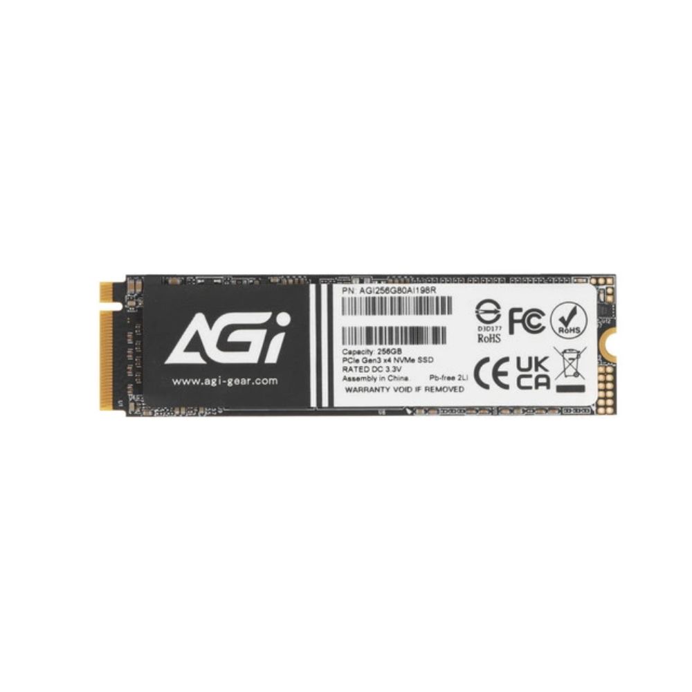 Купить Твердотельный накопитель AGI AI198R, 256Gb M2 PCIe 3.0 x4, Read 1950 Write 1200, AGI256G80AI198R-CB в Алматы