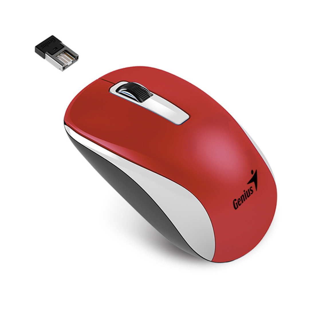 купить Компьютерная мышь Genius NX-7010 WH+Red в Алматы