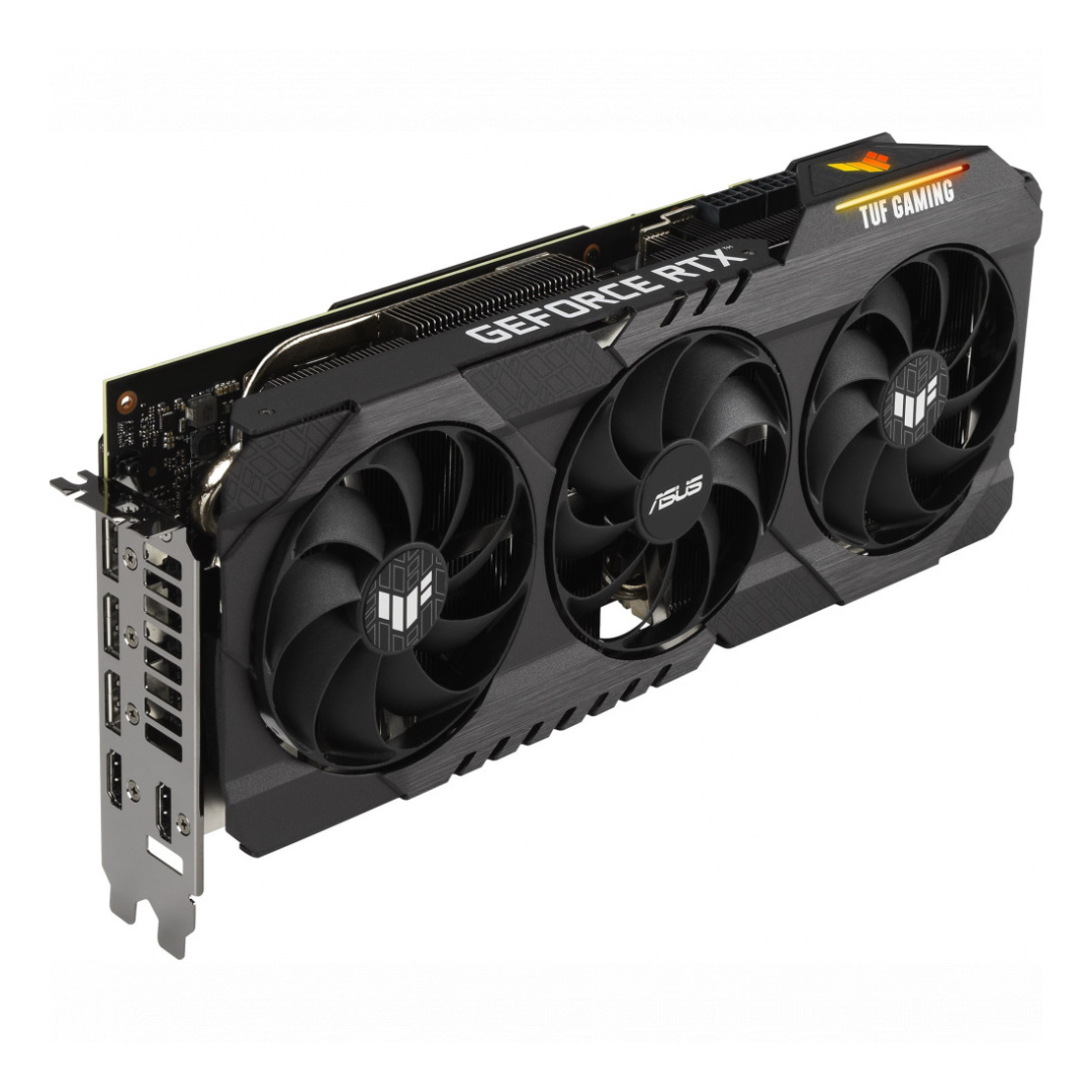 купить Видеокарта ASUS TUF-RTX3080-O10G-V2-GAMING, Triple fan, 10Gb/320bit GDDR6X, 2xHDMI 2.1, 3xDP 1.4a, HDCP, BOX в Алматы