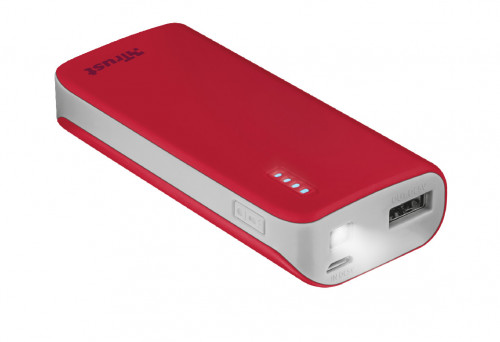 купить Зарядное устройство Trust UR PRIMO POWERBANK 4400 - RED в Алматы