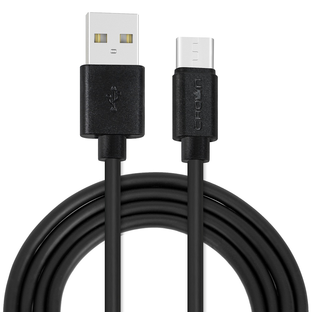 купить Кабель Crown USB - USB Type-C CMCU-1016C black в Алматы