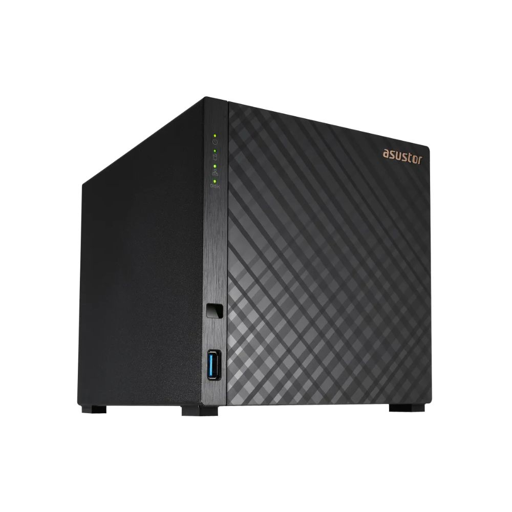 купить Сетевое хранилище ASUSTOR AS1104T,  4 Bay NAS,  Quad-Core 1.4GHz CPU, 2.5GbE Port, 1GB DDR4, 4 x SATA3 6Gb/s; 3.5quot; HDD в Алматы