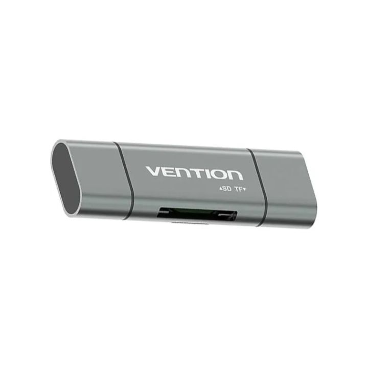купить Картридер Vention USB 3.0, Multi-Function card reader, Gray, Metal type в Алматы