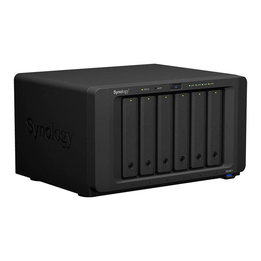 купить Сетевое оборудование Synology Сетевой NAS сервер DS1621+ 6xHDD в Алматы