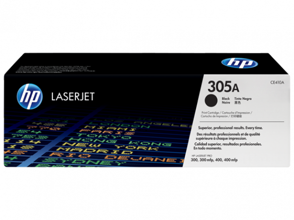 купить Картридж HP CE410A Black_S №305A, 300/300mlp, 400/400mlp, 2200 стр, черный в Алматы