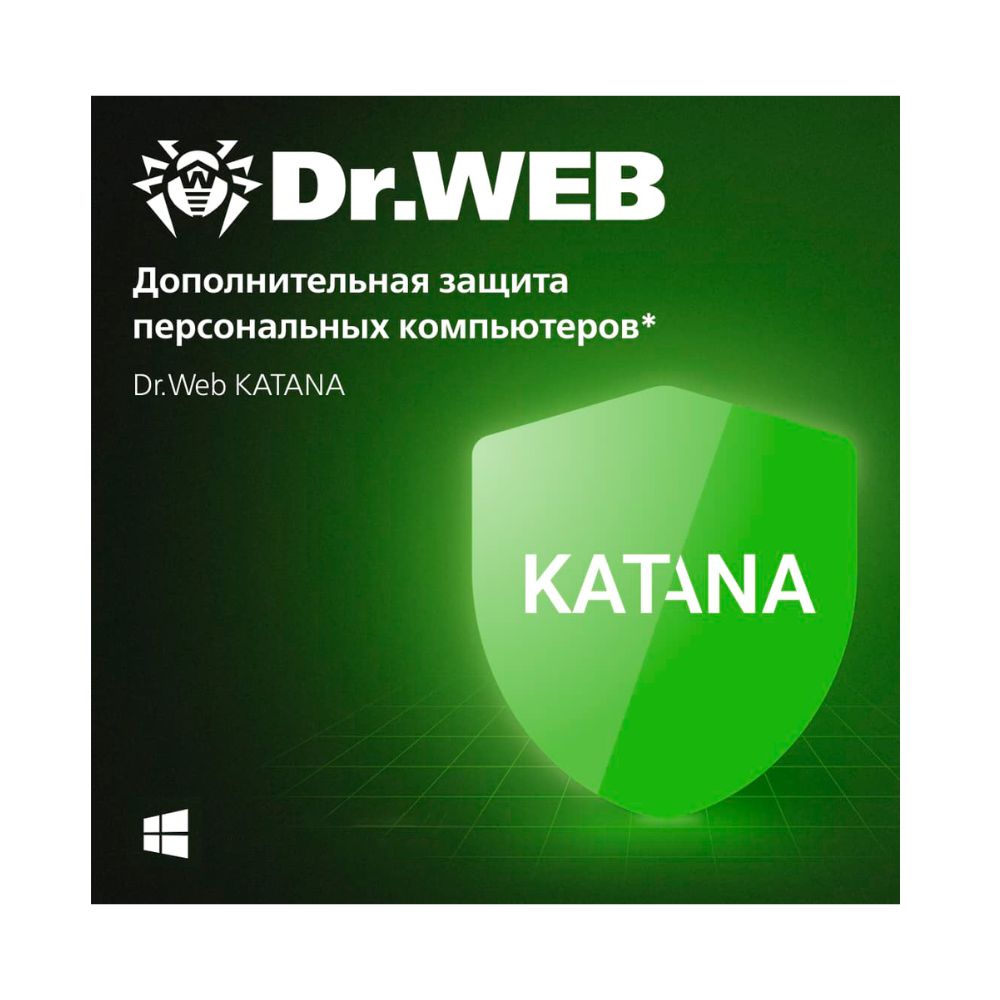 купить Dr.Web Katana на 12 м., 1 ПК, продление лицензии в Алматы