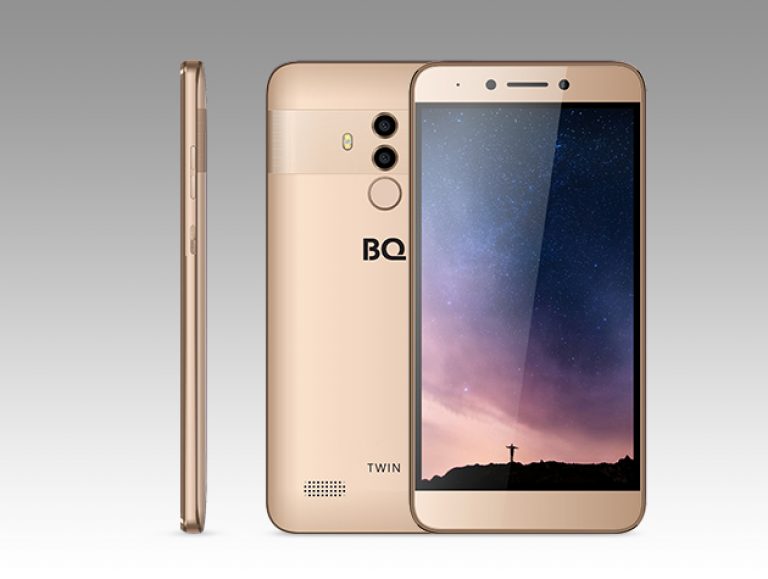 купить Смартфон BQ-5517L Twin Pro Золотой /  в Алматы
