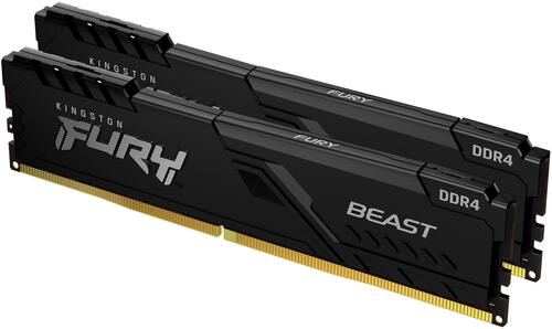 купить Модуль памяти Kingston Fury Beast KF432C16BBK2/16 DDR4 DIMM 16Gb KIT (2x8) 3200 MHz CL16 в Алматы