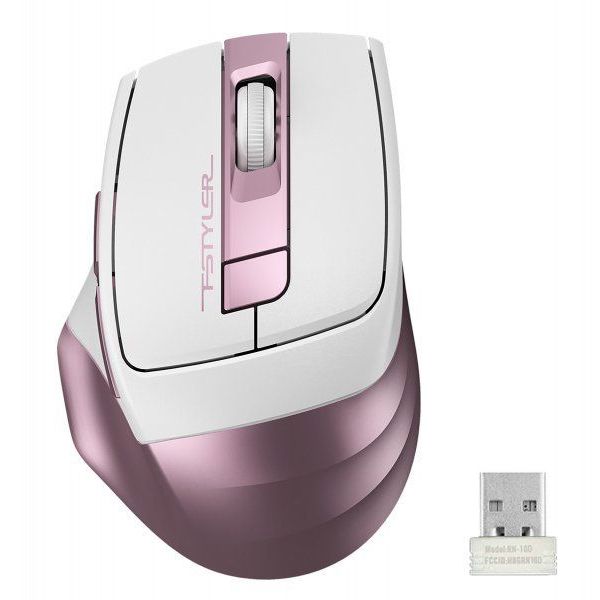 купить Мышь беспроводная A4tech FG-35-PINK Fstyler Оптическая 2,4G USB 2000 dpi в Алматы