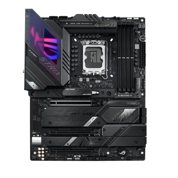купить Материнская плата ASUS ROG STRIX Z790-E GAMING WIFI, LGA1700 4xDDR5 4xSATA3 RAID 5xM.2 HDMI DP ATX в Алматы