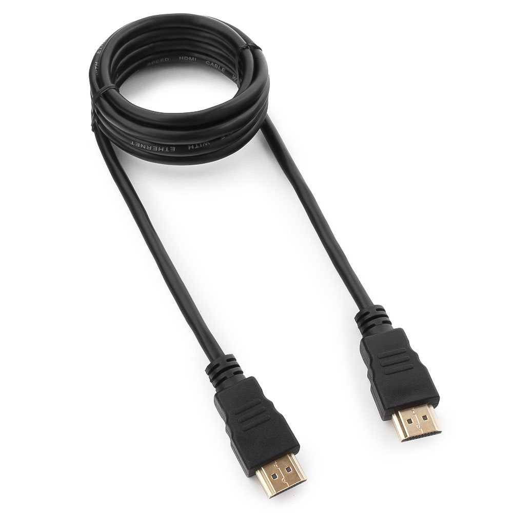 купить Кабель HDMI Гарнизон GCC-HDMI-1.8M, 1.8м, v1.4, M/M, черный, пакет в Алматы