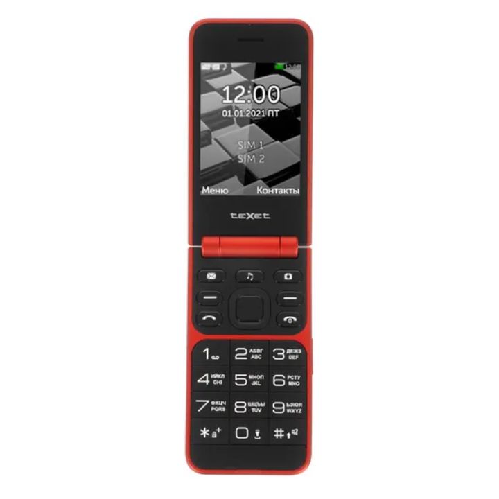 купить Мобильный телефон teXet TM-405 цвет красный в Алматы