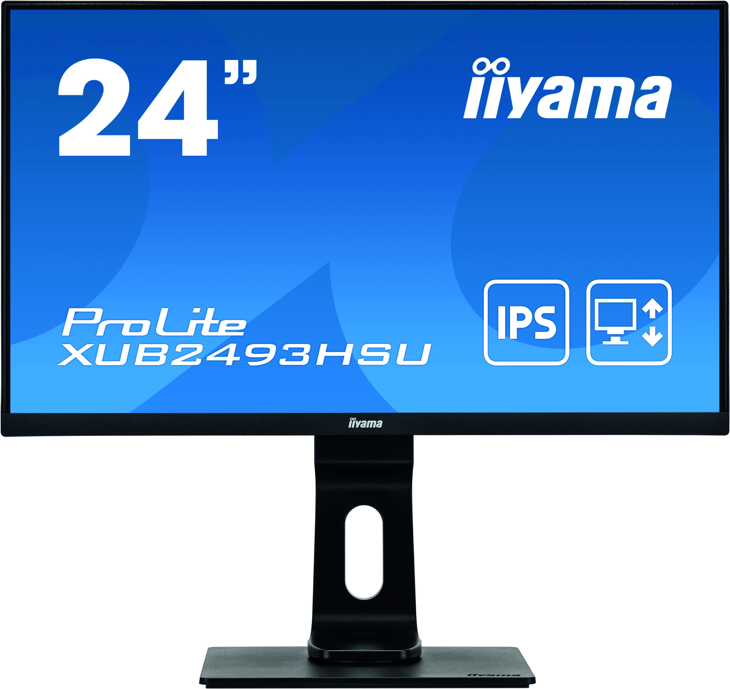 купить Монитор LCD 23.8** [16:9] 1920х1080(FHD) IPS, nonGLARE, 250cd/m2, H178&deg;/V178&deg;, 1000:1, 5M:1, 16.7M, 4ms, VGA, HDMI, DP, USB-Hub, Height adj, Pivot, Tilt, Swivel, Speakers, Audio out, 3Y, Black в Алматы