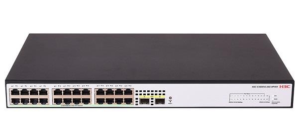 купить Комутатор H3C S1600V2-26S-HPWR L2 Ethernet Switch with 24*10/100/1000BASE-T PoE+ Ports and 2*1G/10G в Алматы