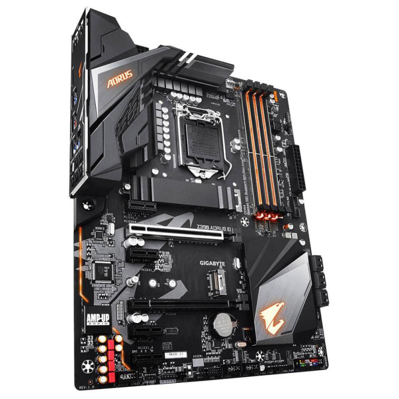 купить Материнская плата  GIGABYTE Z390 AORUS ELITE  LGA1151 Z390 2xPCI-E HDMI GbLAN SATA RAID ATX 4DDR4 в Алматы