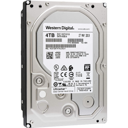 купить Жесткий диск Western Digital Ultrastar DC HC310 HUS726T4TALE6L4 (0B36040) 4ТБ 3.5* 7200RPM 256MB SATA 512E в Алматы