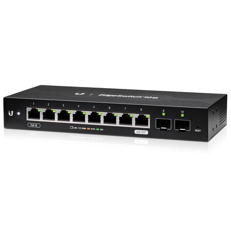 купить Коммутатор 10PORT 1000M ES-10X UBIQUITI в Алматы