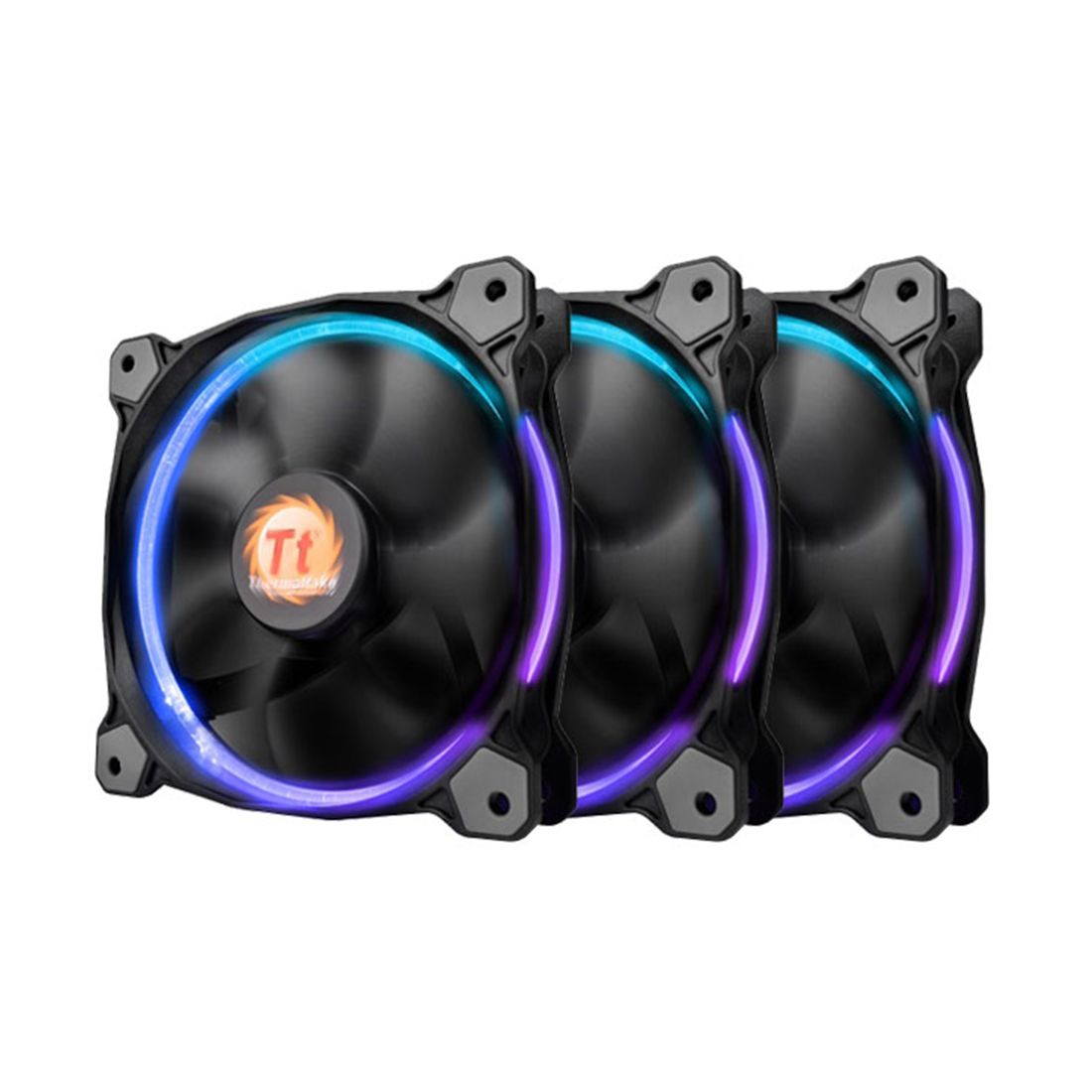 купить Кулер для компьютерного корпуса Thermaltake Riing 12 LED RGB 256 Colors (3-Fan Pack) в Алматы