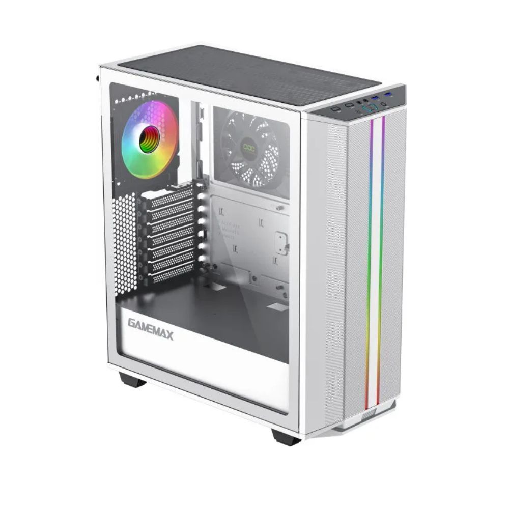 Купить Компьютерный корпус Gamemax Precision 2 White без Б/П в Алматы