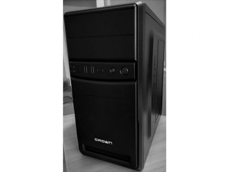 купить Корпус MiniTower CROWN CMC-455 black mATX (CM-PS450W office) в Алматы