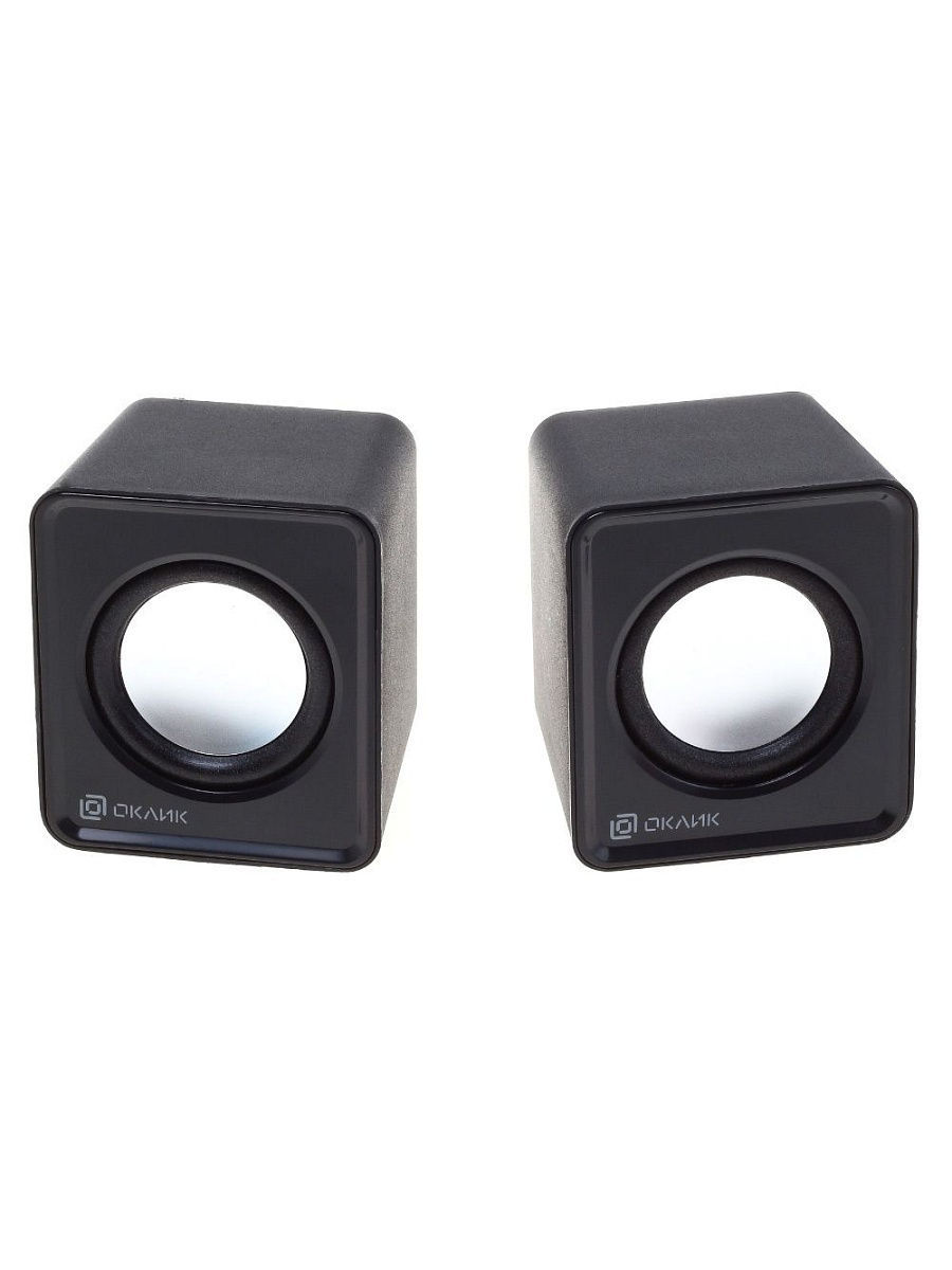купить Колонки Oklick OK-331 2.0 черный 6Вт в Алматы