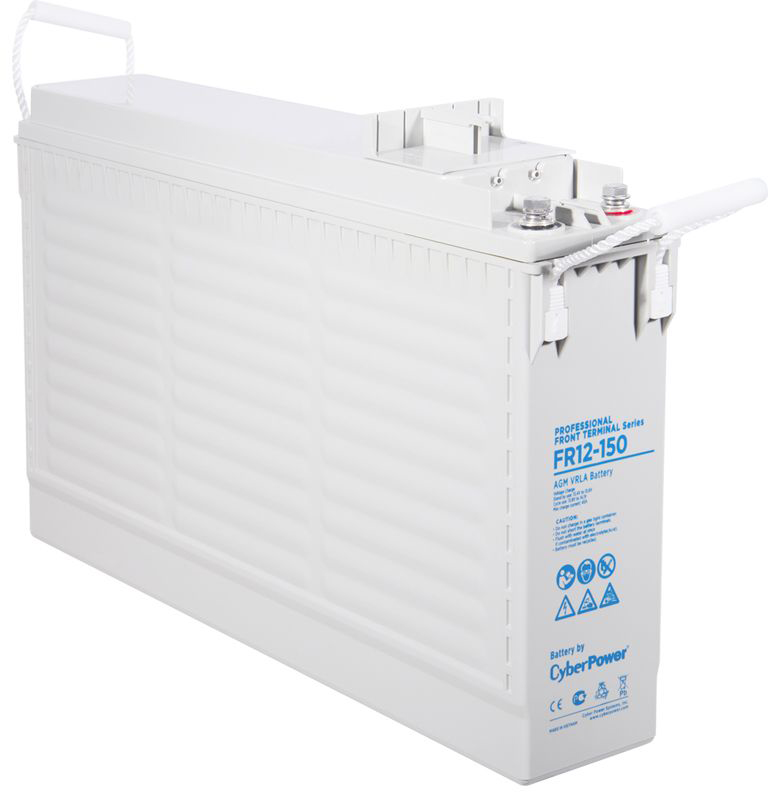 купить АКБ CyberPower Front terminal series FR 12-150, 12V-161Ah, AGM, M8, 548x105x316мм., 45.5кг. в Алматы