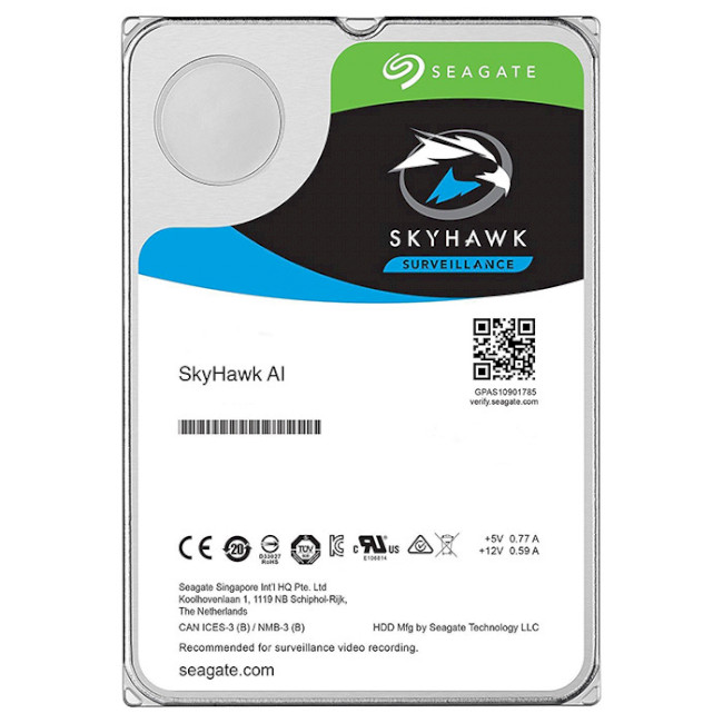 купить Жесткий диск для видеонаблюдения 16Tb Seagate SkyHawk Surveillance SATA3 3.5* 256Mb 7200rpm ST16000VE000.  в Алматы