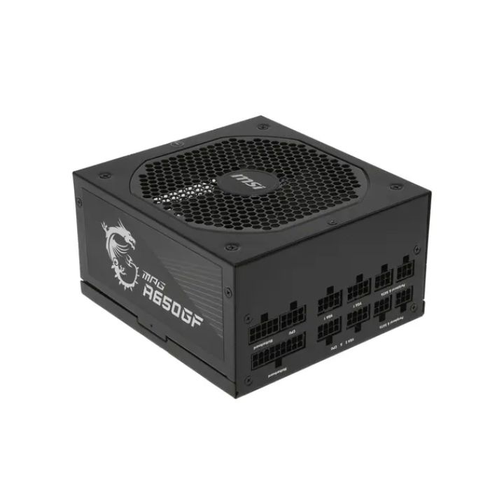 купить Блок питания MSI MPG A650GF,  650W, Active PFC, 80+ GOLD, Full Modular, MPG A650BN в Алматы