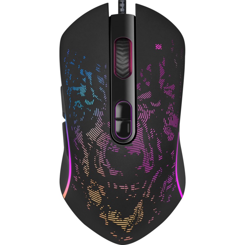 купить Мышь проводная игровая оптическая Defender Witcher GM-990 RGB,7кнопок,3200dpi, НОВИНКА! в Алматы