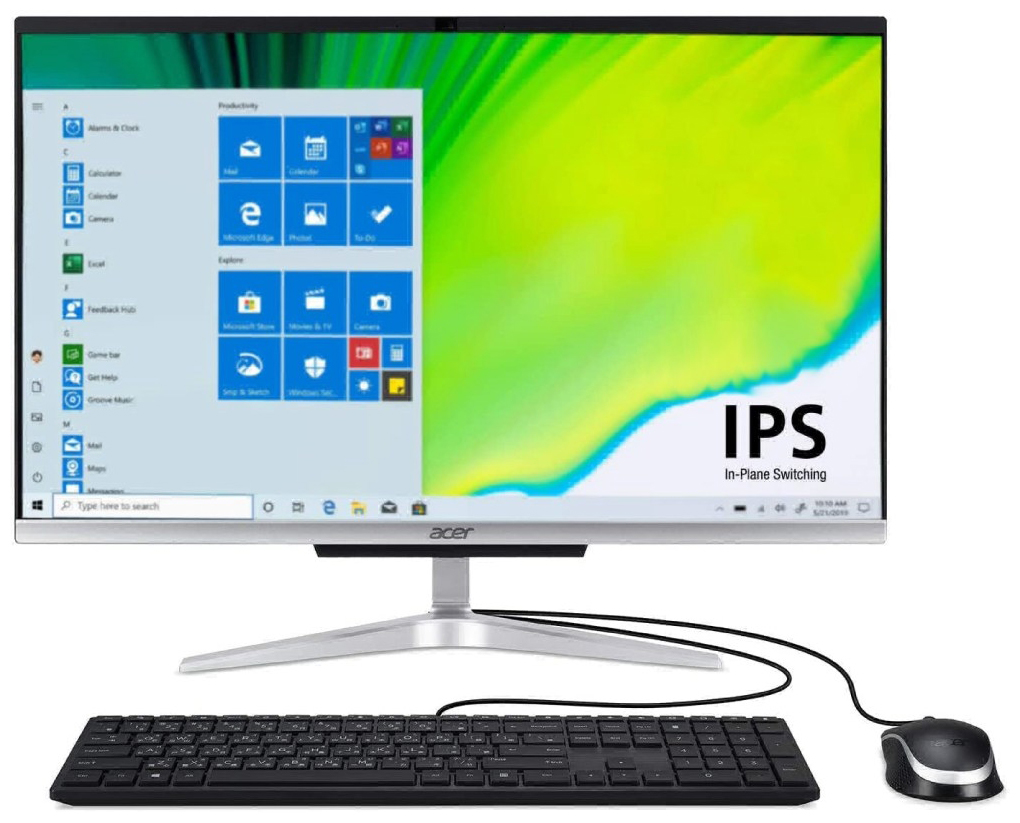 купить Моноблок Acer/Aspire C24-963/Core i3/1005G1/1,2 GHz/8 Gb/1000 Gb/Nо ODD/Graphics/UHD/256 Mb/Windows 10/Home/64/23.8 **/FHD/1920x1080 Pix/WiFi (802.11a в Алматы
