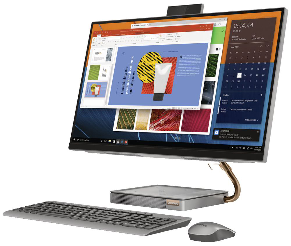 купить моноблок Lenovo IdeaCentre A540-27ICB  27** QHD(2560x1440) IPS/Intel Core i5-9400T 1.80GHz Hexa/8GB/1TB/GMA HD630/noDVD/WiFi/BT4.0/CR/KB+MOUSE(WLS)/W10H/1Y/GREY в Алматы